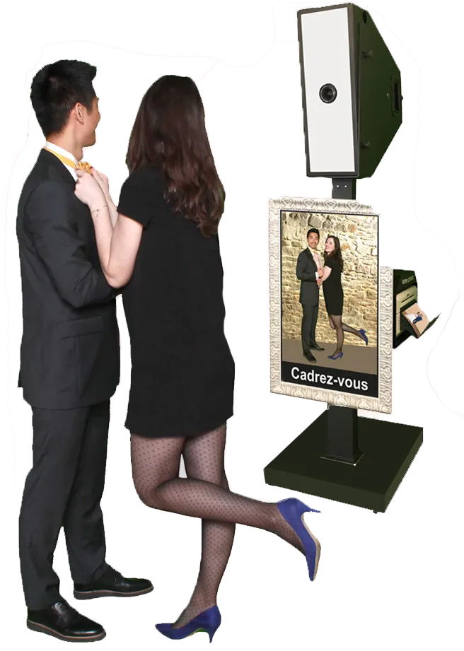 Borne Stand-Up avec module Studio Selfie